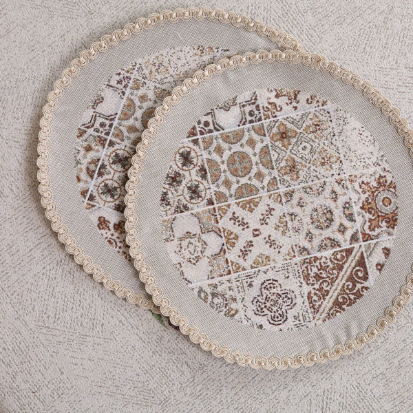 APVALI SERVETĖLĖ - ORNAMENTAI