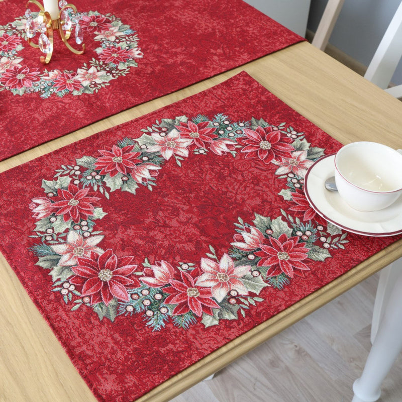 SERVETĖLĖ - GĖLIŲ VAINIKAS (RAUDONA)