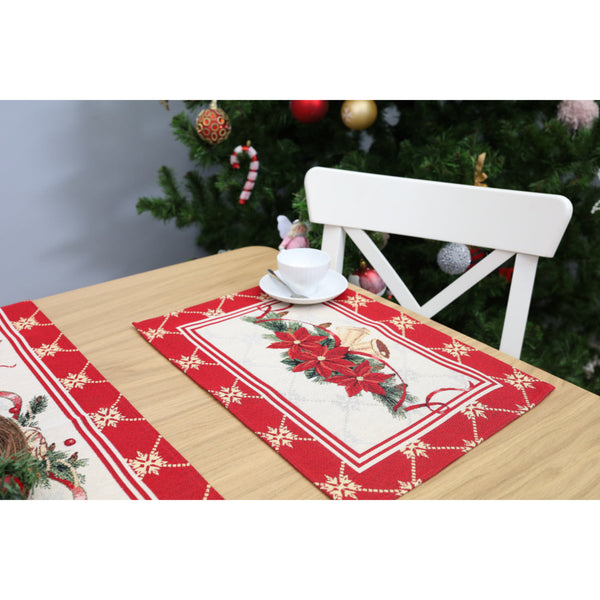 SERVETĖLĖ - PUANSETIJOS SU VARPELIAIS