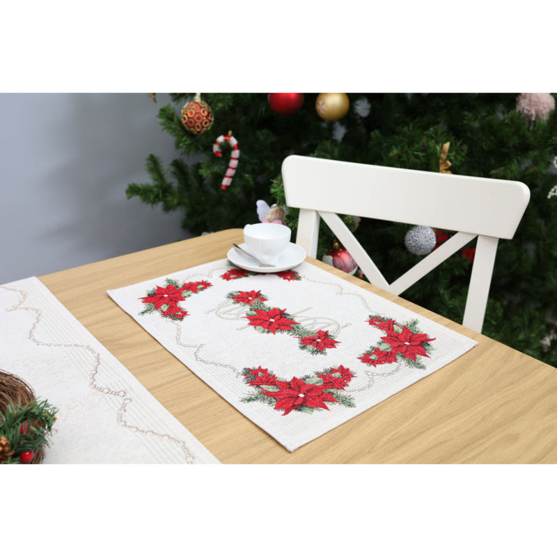 SERVETĖLĖ - SU PUANSETIJOMIS