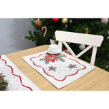 SERVETĖLĖĖ - SU PUANSETIJOS MOTYVU