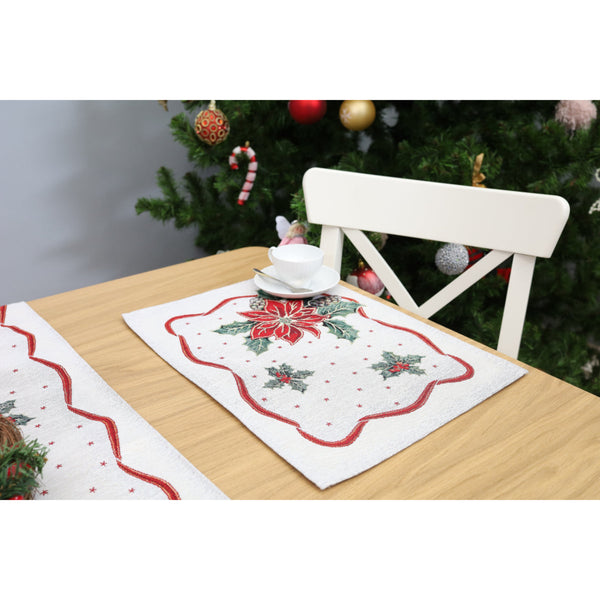 SERVETĖLĖĖ - SU PUANSETIJOS MOTYVU