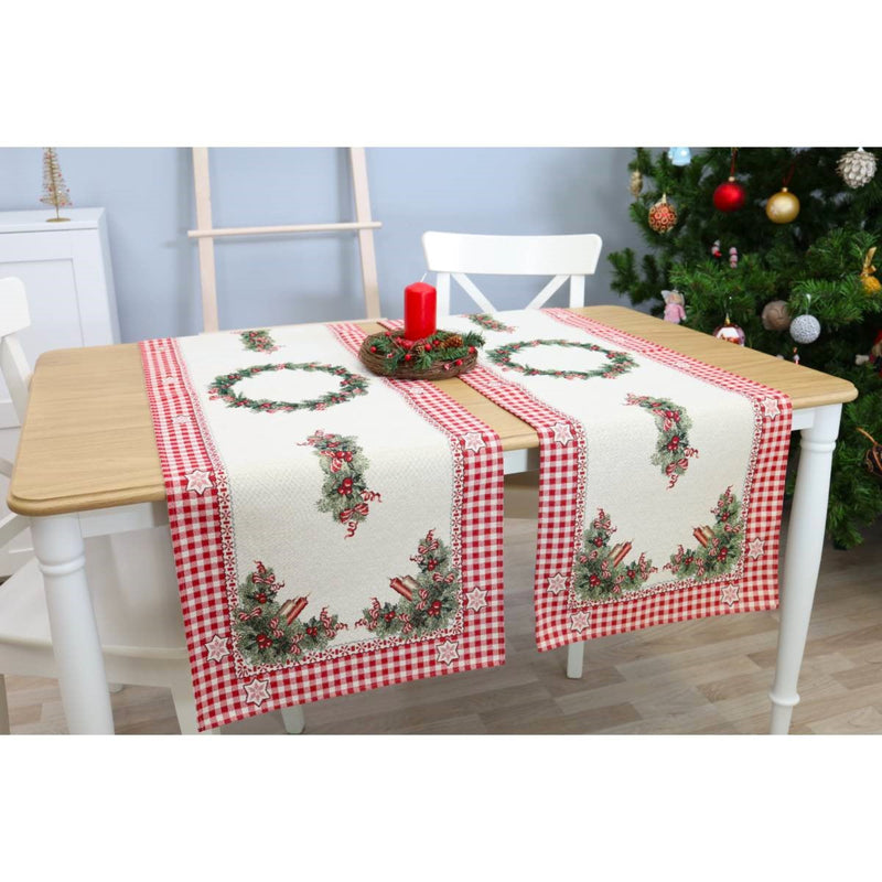 STALO TAKELIS - EGLIŲ ŠAKOS IR ŽVAKUTĖS