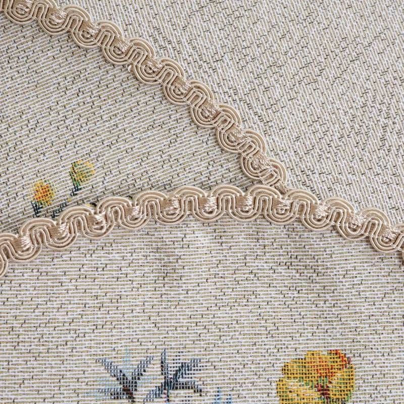 APVALI SERVETĖLĖ - GĖLĖS