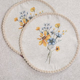 APVALI SERVETĖLĖ - GĖLĖS