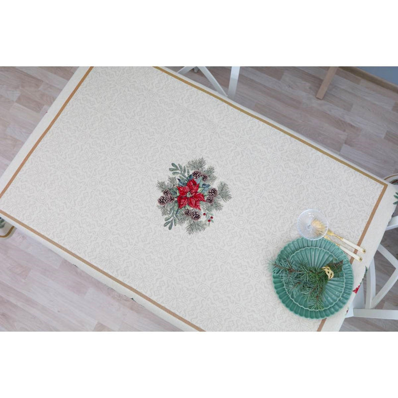 STALTIESĖ - PUANSETIJOS SU KONKORĖŽIAIS.