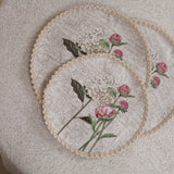 APVALI SERVETĖLĖ - GĖLĖS