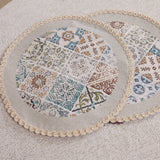 APVALI SERVETĖLĖ - ORNAMENTAI