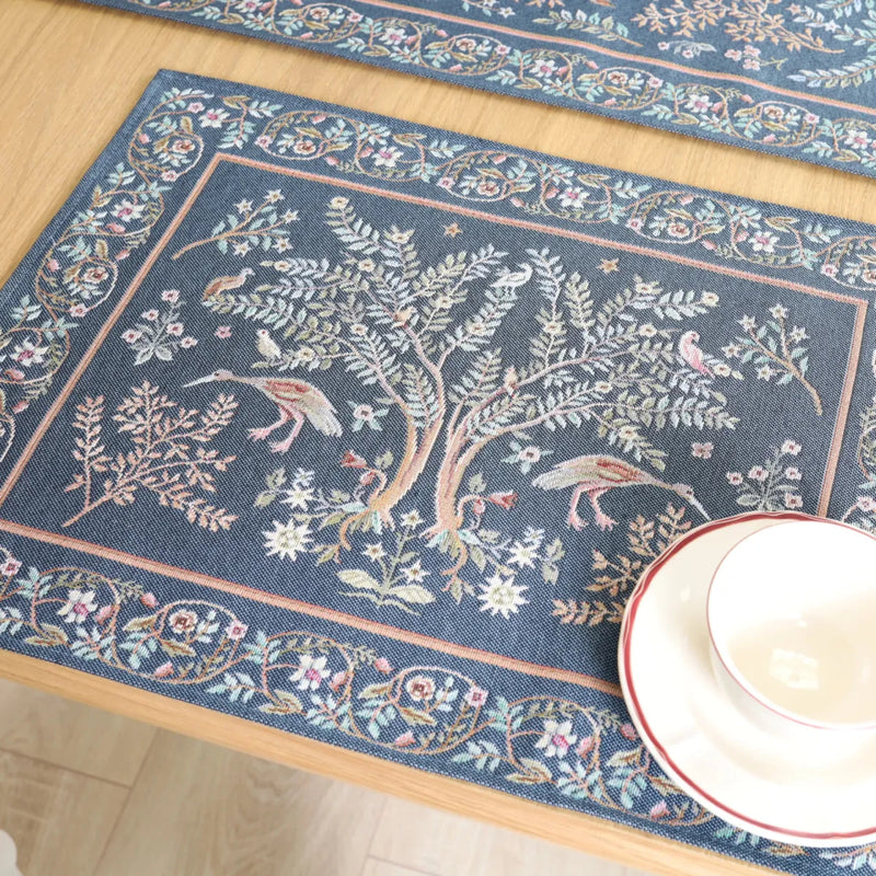 SERVETĖLĖ - PAUKŠČIAI (MĖLYNA)