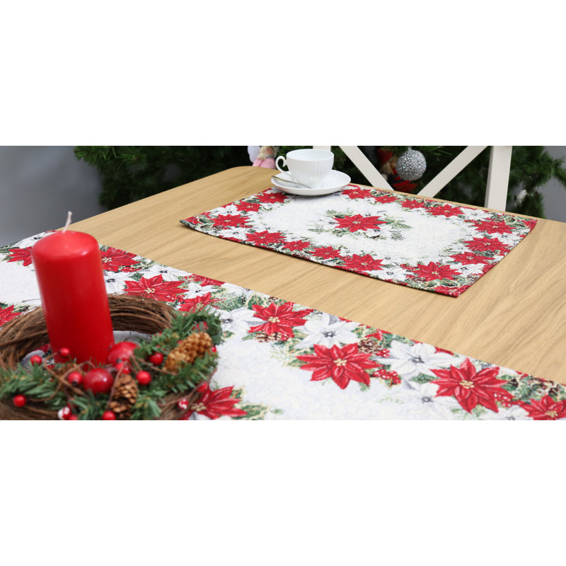 SERVETĖLĖ - SU PUANSETIJOMIS