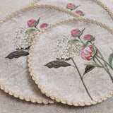 APVALI SERVETĖLĖ - GĖLĖS