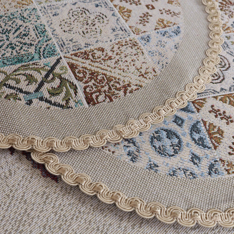 APVALI SERVETĖLĖ - ORNAMENTAI