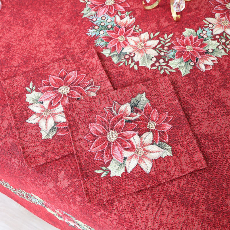 SERVETĖLĖ - GĖLIŲ VAINIKAS (RAUDONA)