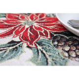 SERVETĖLĖĖ - SU PUANSETIJOS MOTYVU