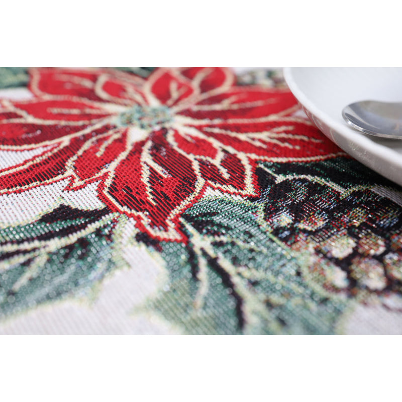 SERVETĖLĖĖ - SU PUANSETIJOS MOTYVU