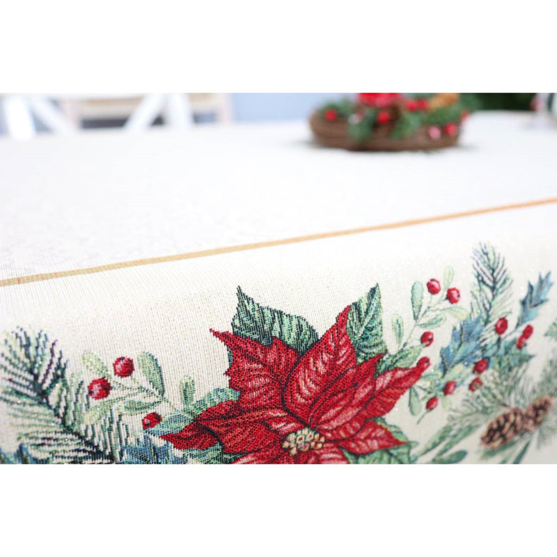 STALTIESĖ - PUANSETIJOS SU KONKORĖŽIAIS.