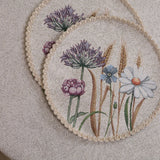 APVALI SERVETĖLĖ - GĖLĖS SU RUGIAIS.