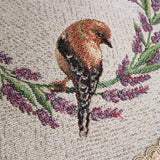 APVALI SERVETĖLĖ - LEVANDŲ VAINIKAS SU PAUKŠČIU