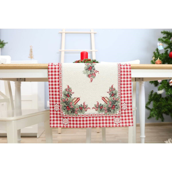 STALO TAKELIS - EGLIŲ ŠAKOS IR ŽVAKUTĖS