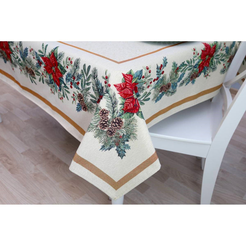 STALTIESĖ - PUANSETIJOS SU KONKORĖŽIAIS.