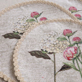 APVALI SERVETĖLĖ - GĖLĖS