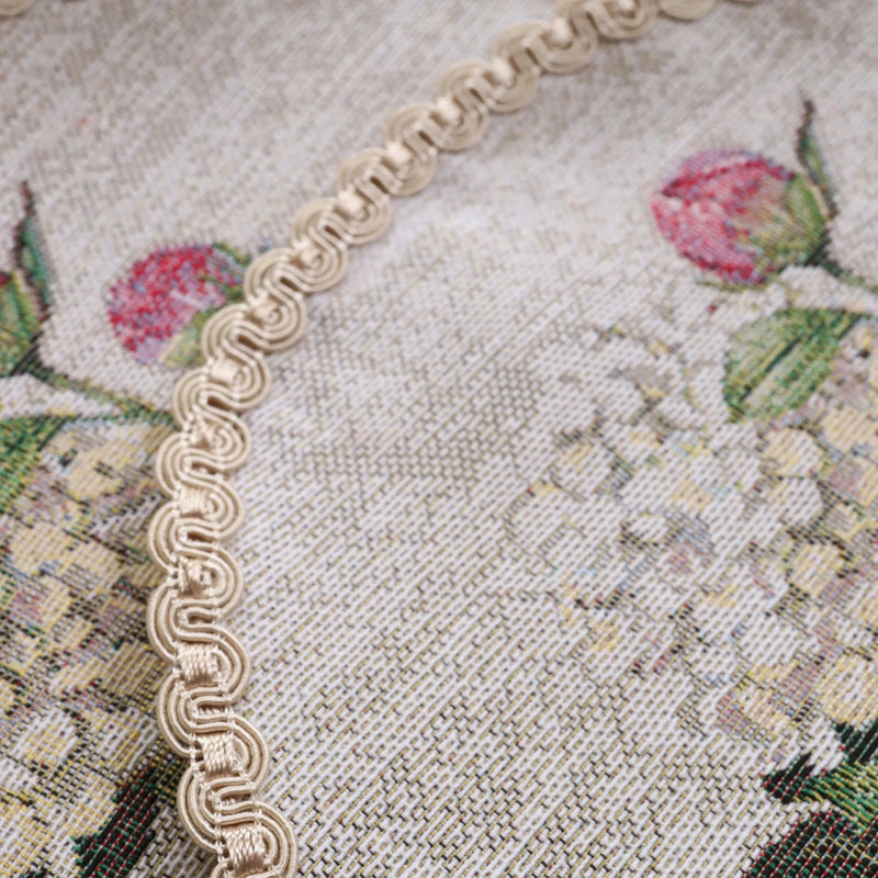 APVALI SERVETĖLĖ - GĖLĖS