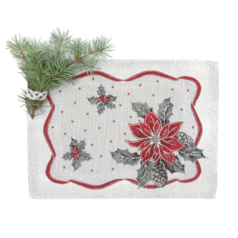 SERVETĖLĖĖ - SU PUANSETIJOS MOTYVU