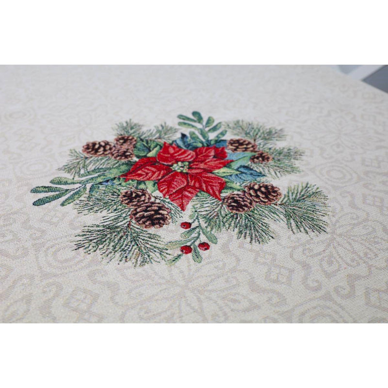 STALTIESĖ - PUANSETIJOS SU KONKORĖŽIAIS.