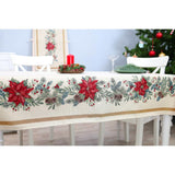 STALTIESĖ - PUANSETIJOS SU KONKORĖŽIAIS.