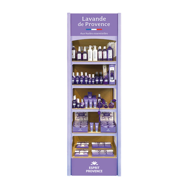 KARTONINIS ESPRIT PROVENCE STENDAS SKIRTAS ESPRIT PROVENCE KOSMETIKOS PRODUKTAMS EKSPONUOTI