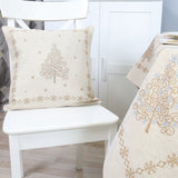 DVIPUSIS GOBELENO PAGALVĖS UŽVALKALAS SU EGLUTE