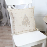 DVIPUSIS GOBELENO PAGALVĖS UŽVALKALAS SU EGLUTE