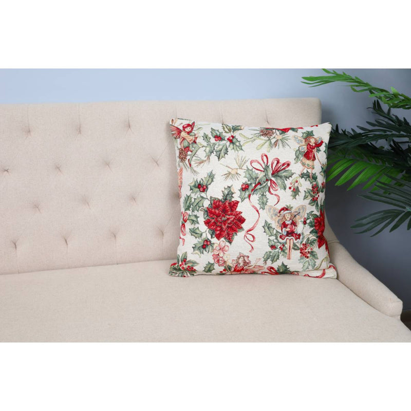 DVIPUSIS GOBELENO PAGALVĖS UŽVALKALAS SU FĖJOMIS