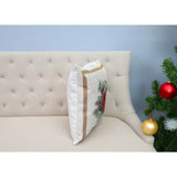 GOBELENO PAGALVĖS UŽVALKALAS SU ŽIEMOS GĖLE IR KONKORĖŽIAIS