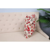 DVIPUSIS GOBELENO PAGALVĖS UŽVALKALAS SU KALĖDINĖM DEKORACIJOM