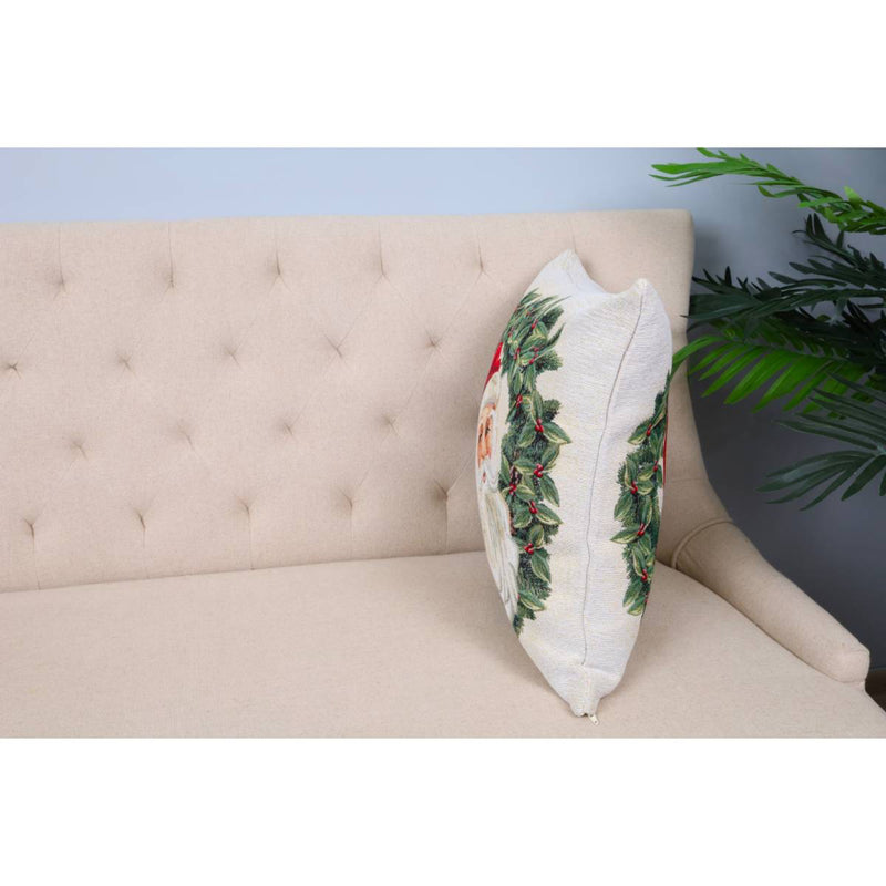 DVIPUSIS GOBELENO PAGALVĖS UŽVALKALAS SU KALĖDŲ SENELIU