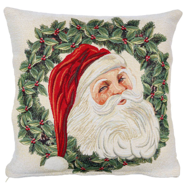 DVIPUSIS GOBELENO PAGALVĖS UŽVALKALAS SU KALĖDŲ SENELIU