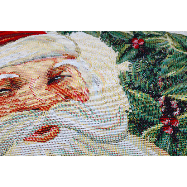 DVIPUSIS GOBELENO PAGALVĖS UŽVALKALAS SU KALĖDŲ SENELIU