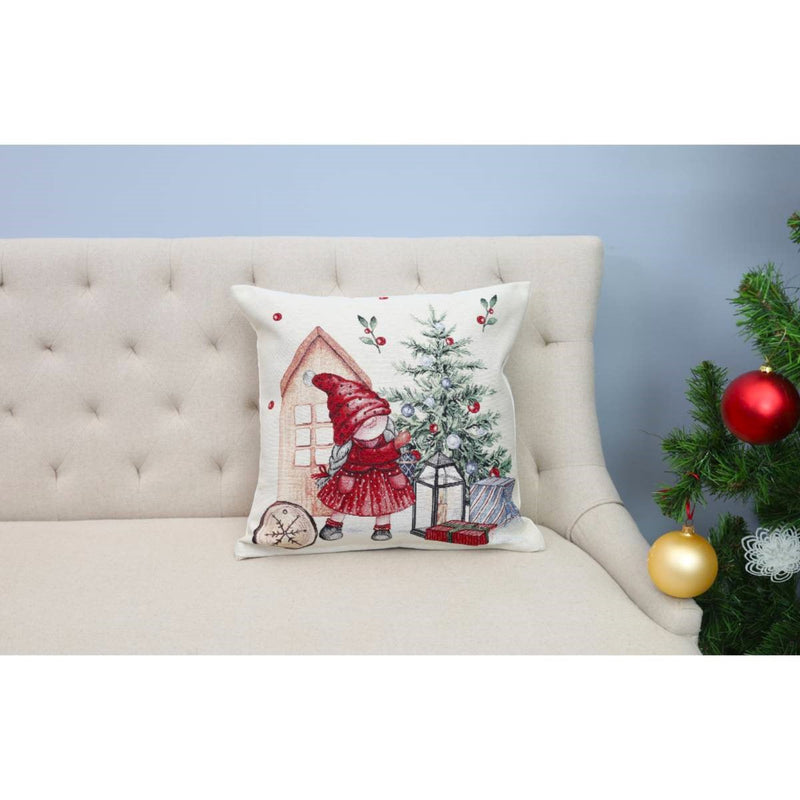 GOBELENO PAGALVĖS UŽVALKALAS SU MERGAITE