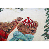 DVIPUSIS GOBELENO PAGALVĖS UŽVALKALAS SU MEŠKIUKAIS