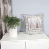 DVIPUSIS GOBELENO PAGALVĖS UŽVALKALAS ŠVIESIOS EGLUTĖS