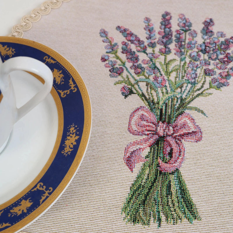 APVALI SERVETĖLĖ - LEVANDŲ PUOKŠTĖ