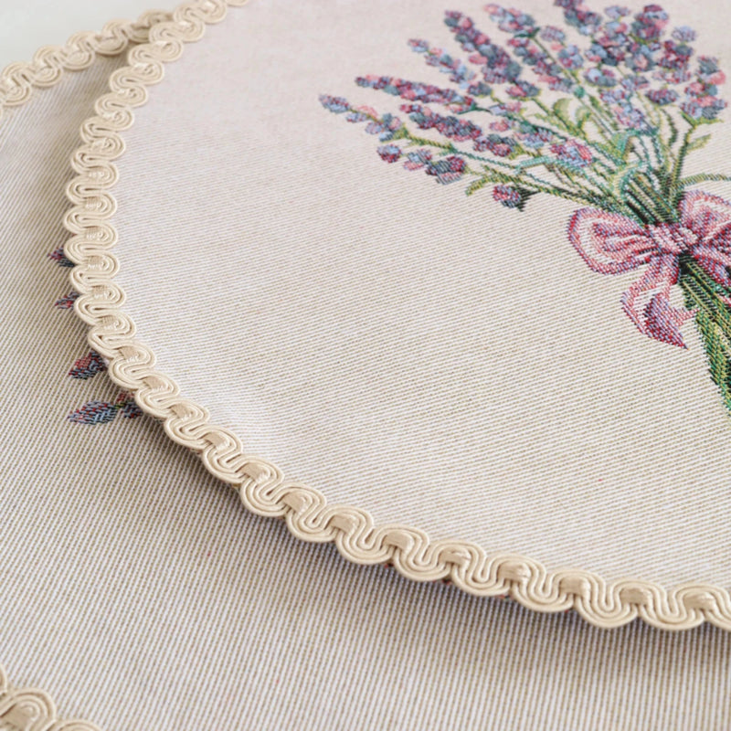 APVALI SERVETĖLĖ - LEVANDŲ PUOKŠTĖ