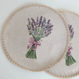 APVALI SERVETĖLĖ - LEVANDŲ PUOKŠTĖ