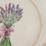 APVALI SERVETĖLĖ - LEVANDŲ PUOKŠTĖ