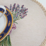 APVALI SERVETĖLĖ - LEVANDŲ PUOKŠTĖ