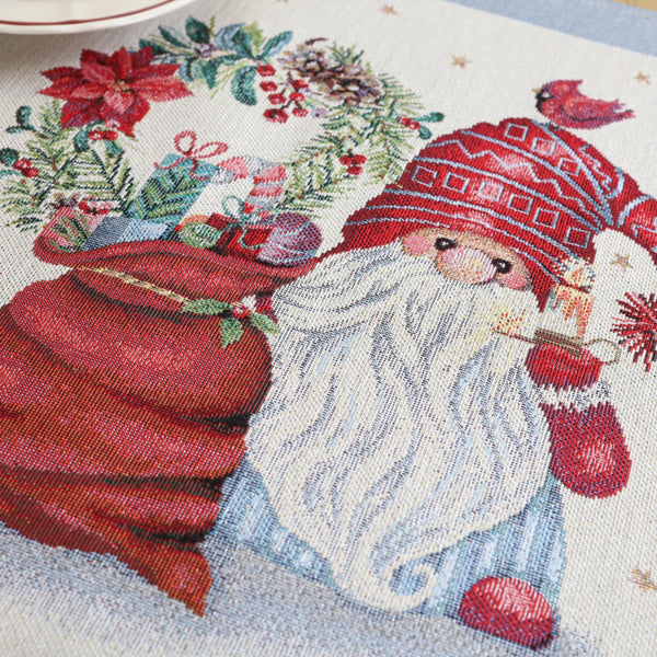 SERVETĖLĖ - KALĖDŲ SENELIS SU DOVANŲ MAIŠU