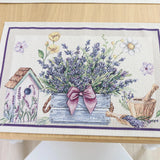 SERVETĖLĖ - GĖLIŲ PUOKŠTĖ