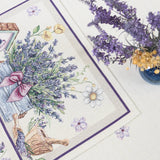 SERVETĖLĖ - GĖLIŲ PUOKŠTĖ