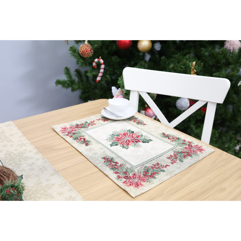 SERVETĖLĖ - SU PUANSETIJOMIS